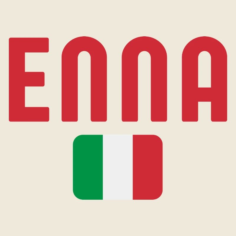Drapeau italien d’Enna