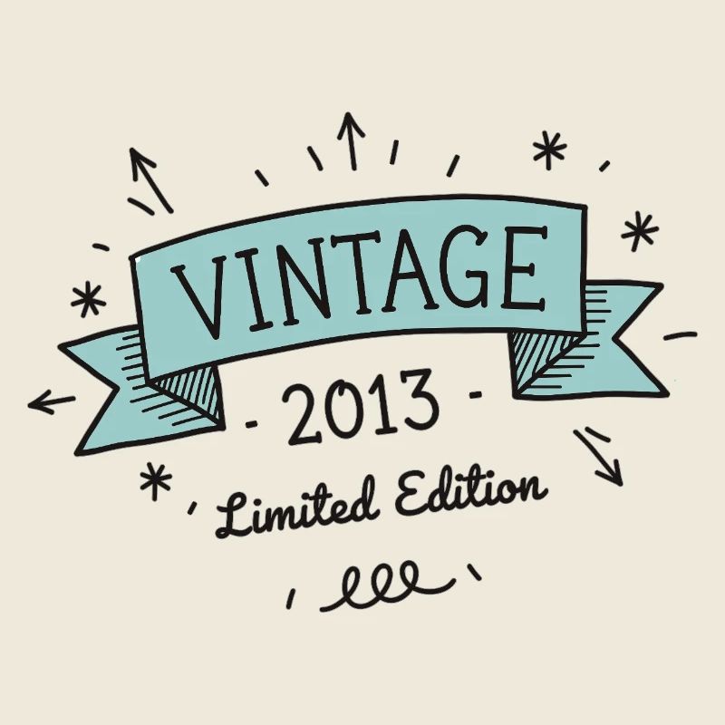 Vintage 2013 Geburtstag Banner Edition