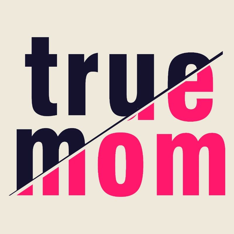 Wahre Mama Mutter Liebe Authentizitätskunst