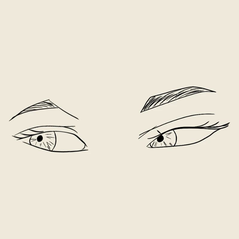 Anime Eyes Lineart