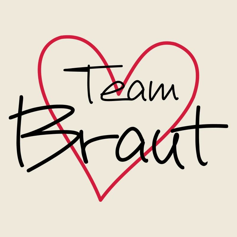 Team Braut Herz Party