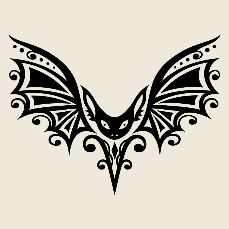 Fledermaus mit großen Flügeln