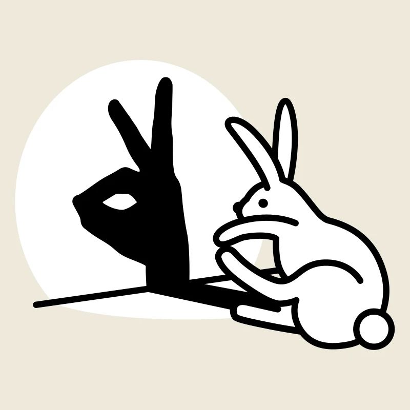 Funny Rabbit Hand Shadow Projection Rabbit