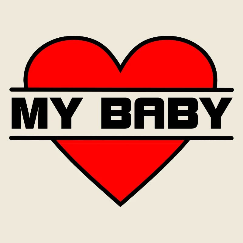 Cœur J’aime mon bébé