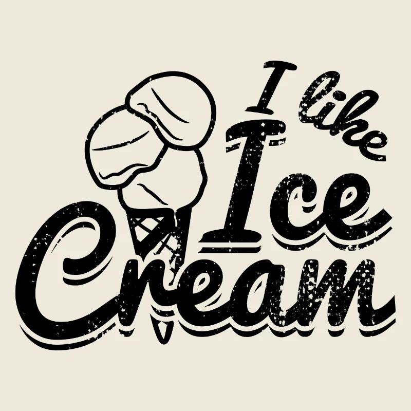 Drôle de dicton de crème glacée