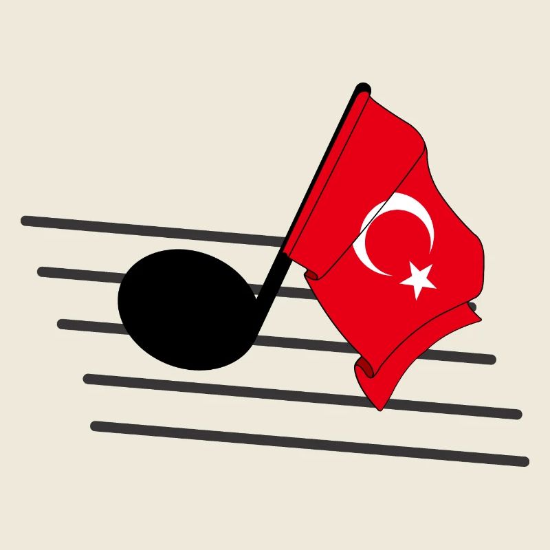 Drapeau Musique Tonalité Drapeau Turquie