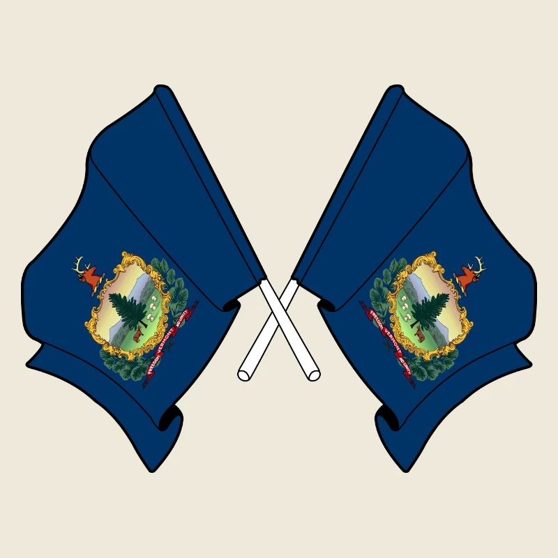Deux drapeaux ont traversé le Vermont