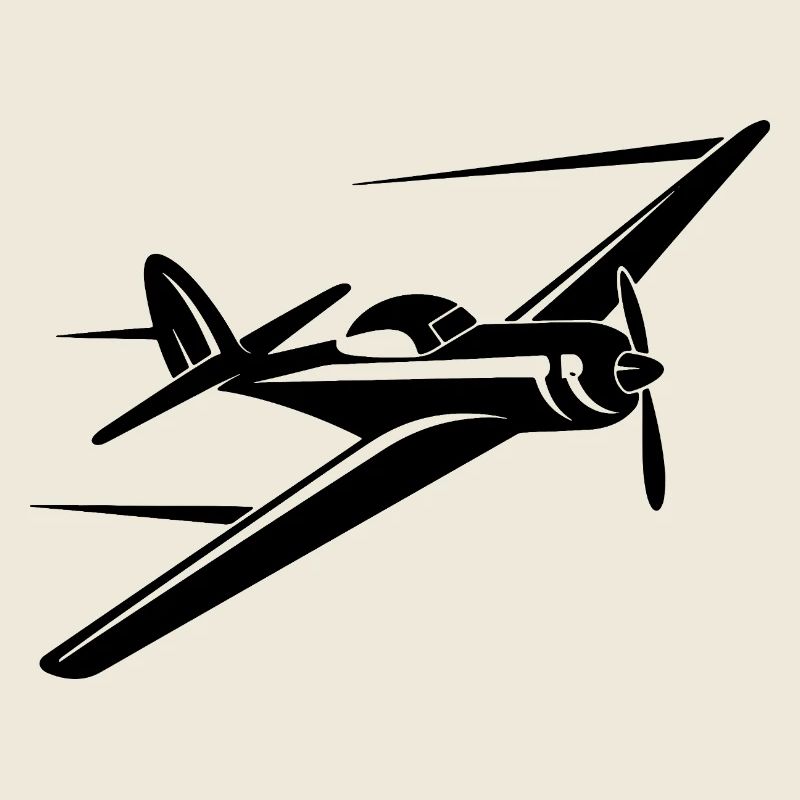 Propellerflugzeug Zeichnung