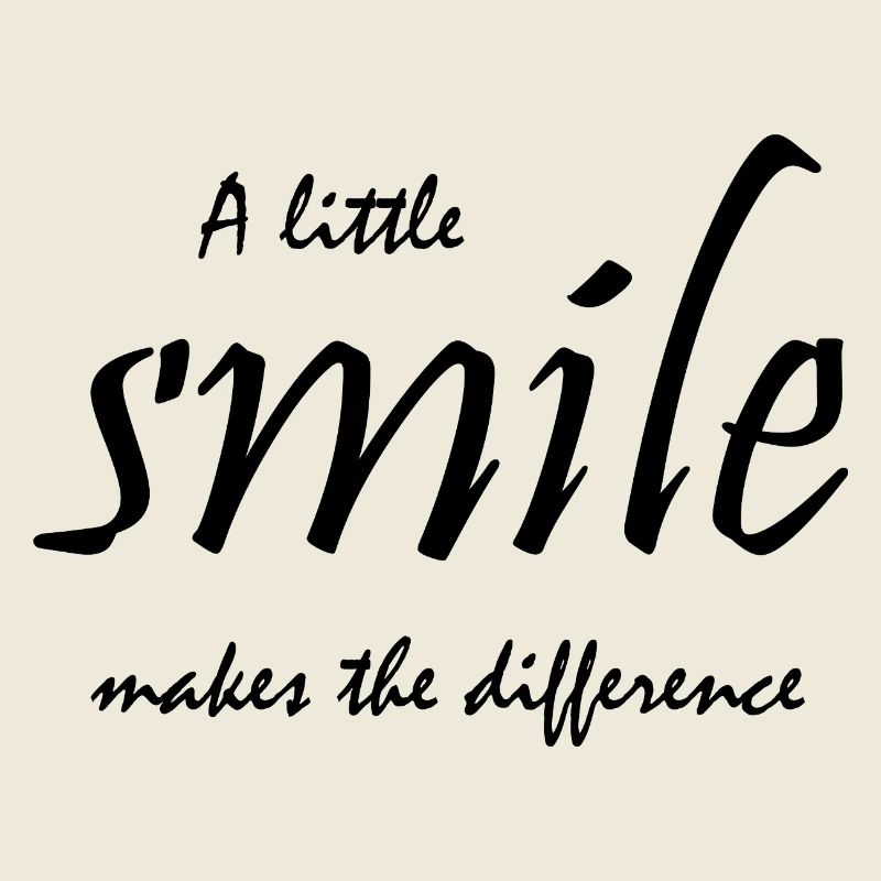 Un petit sourire fait la différence