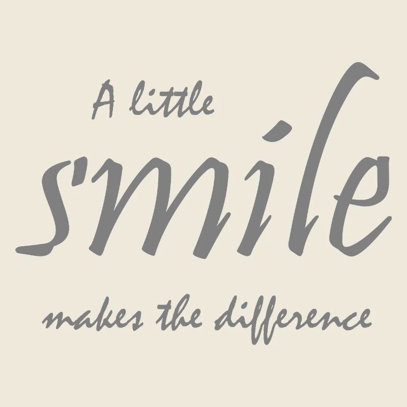 Un petit sourire fait toute la différence