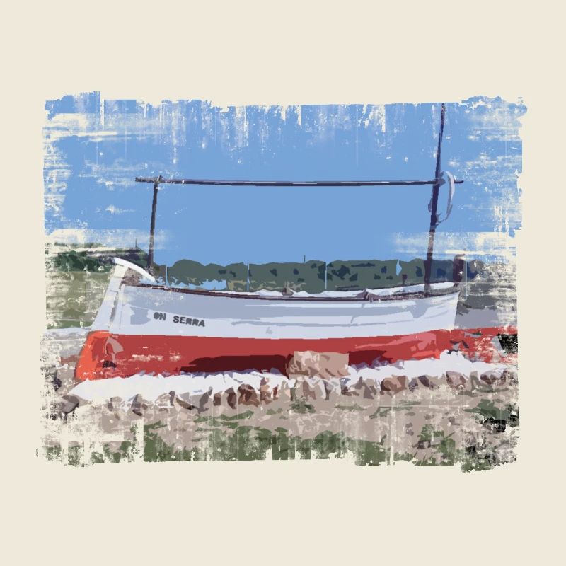 Majorque - Bateau historique à la lumière de la côte