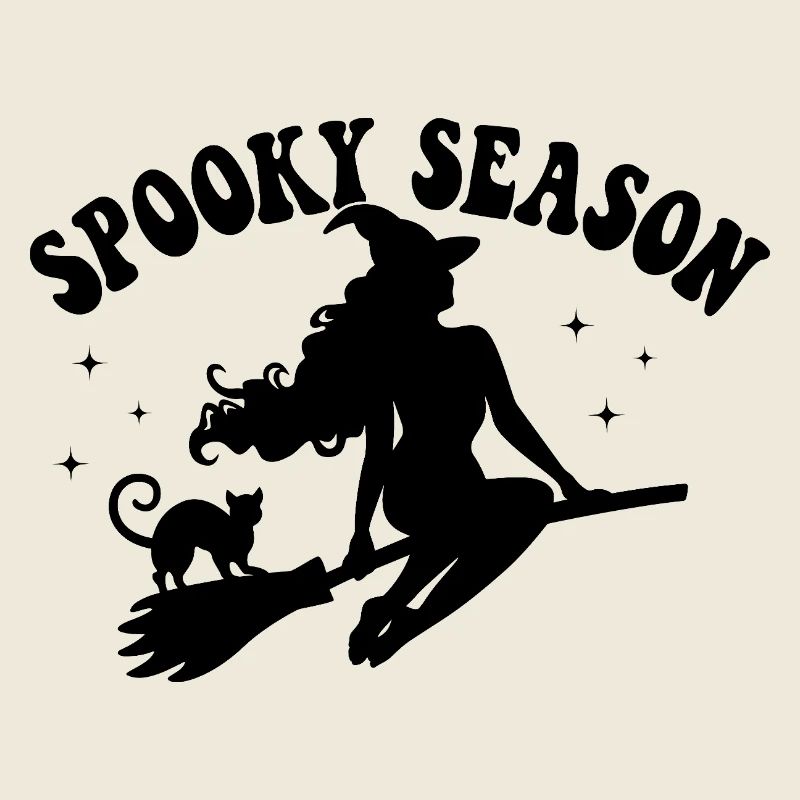 Spooky Season Witch Illustration