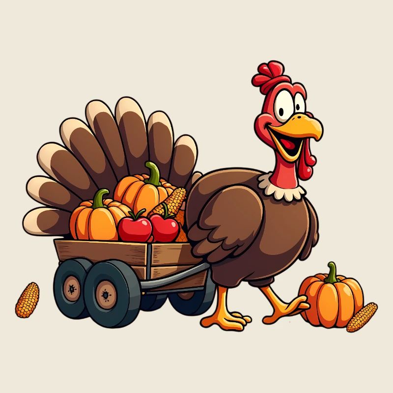 Thanksgiving Drôle Dinde de Thanksgiving