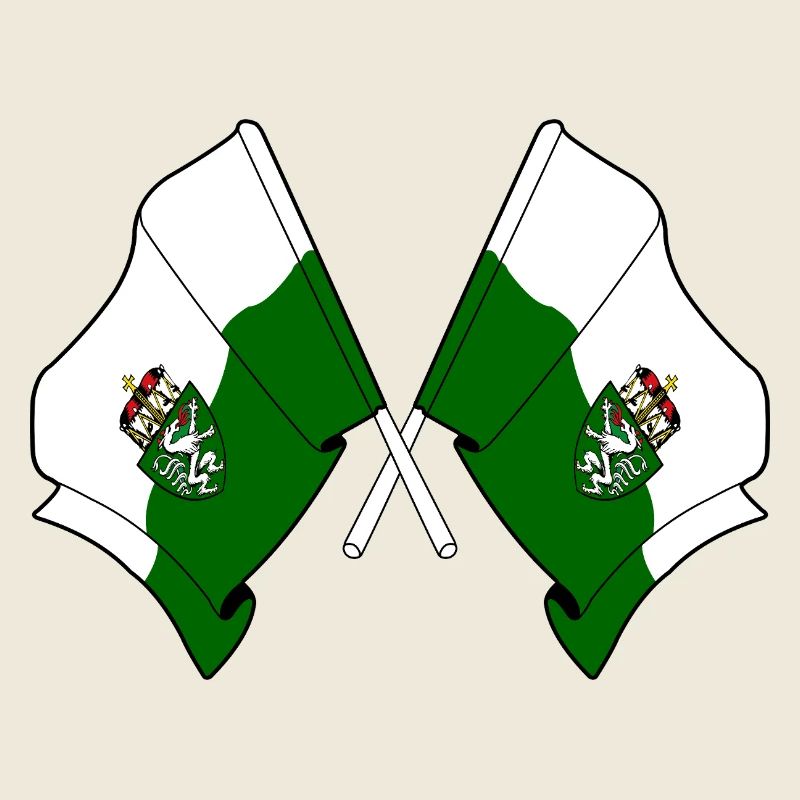 Drapeaux croisés de la Styrie