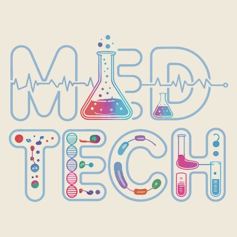 MedTech Laboratory Neon Science Design
