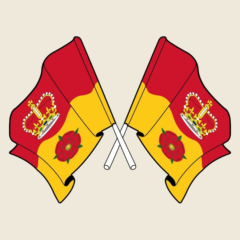 Drapeaux croisés du Hampshire