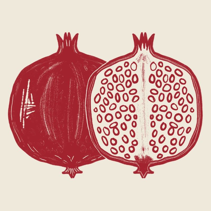 Pomegranate Cut Motif