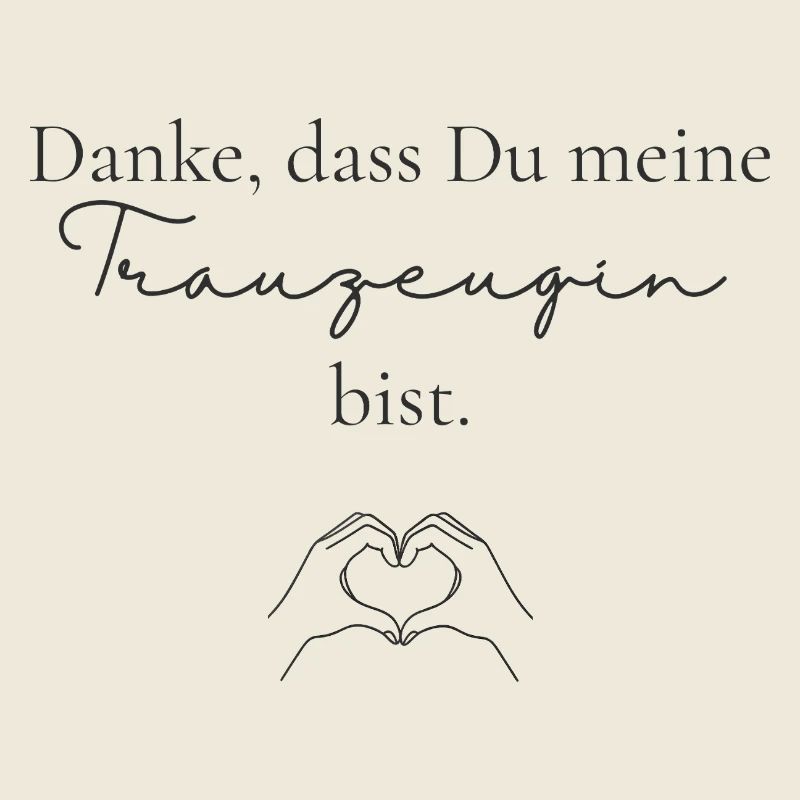 Danke Trauzeugin