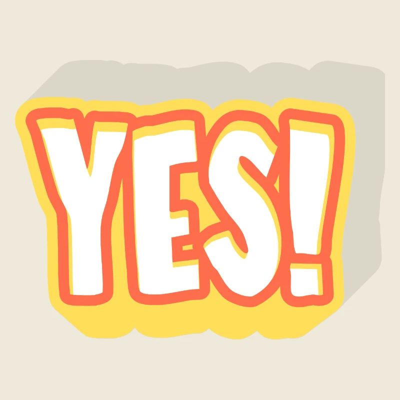 Yes! Bright Pop-Yes design