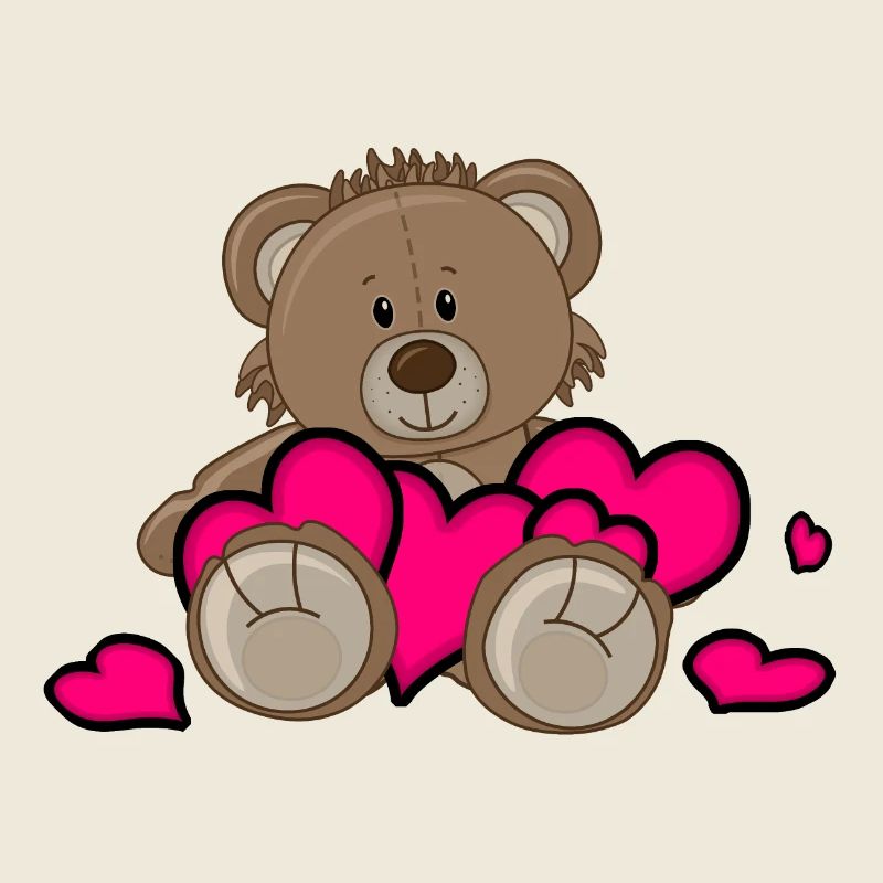 Heart Bear Valentine Love