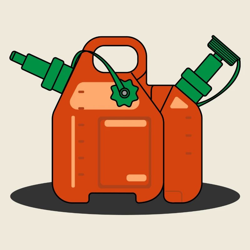 Conteneur de carburant pour tronçonneuse