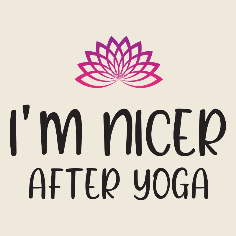 Je suis plus gentil après le yoga