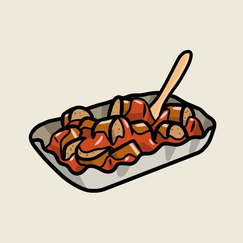 Berlin Currywurst Bratwurst Wurst Curry Grill