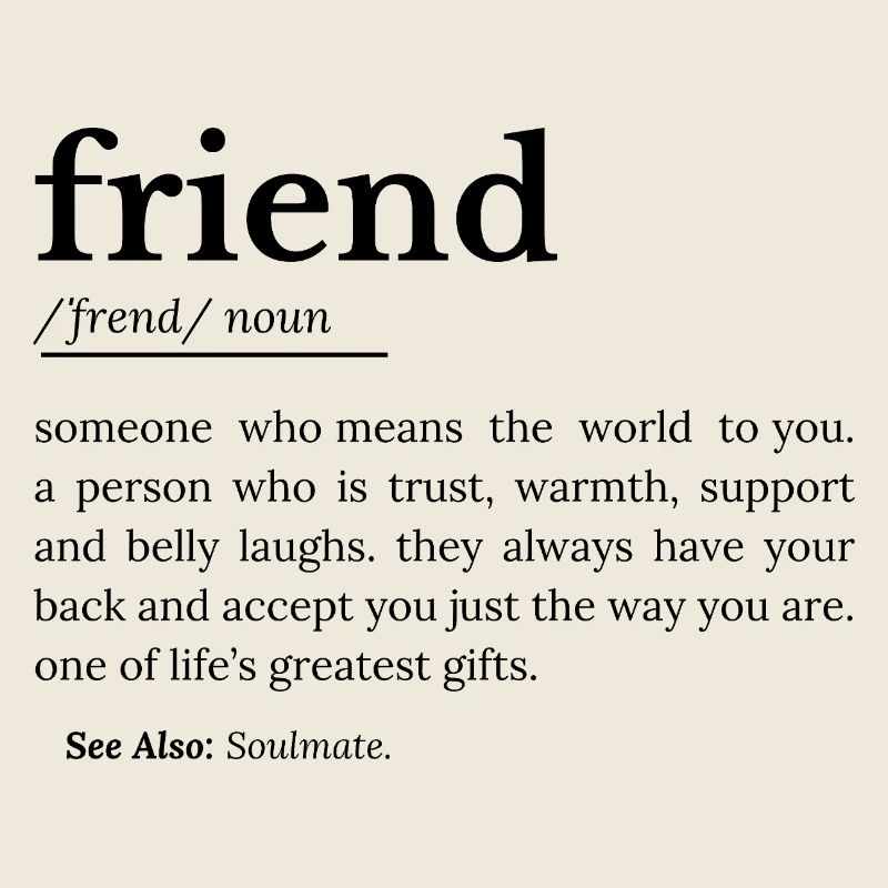 Freund lustige Definition