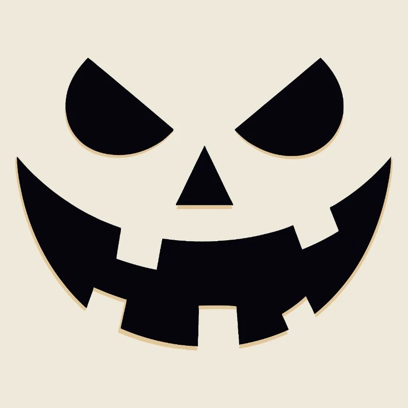 Unheimliches Kürbis-Lantern-Porträt