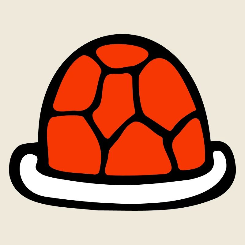 Turtle shell without turtle cute shell
