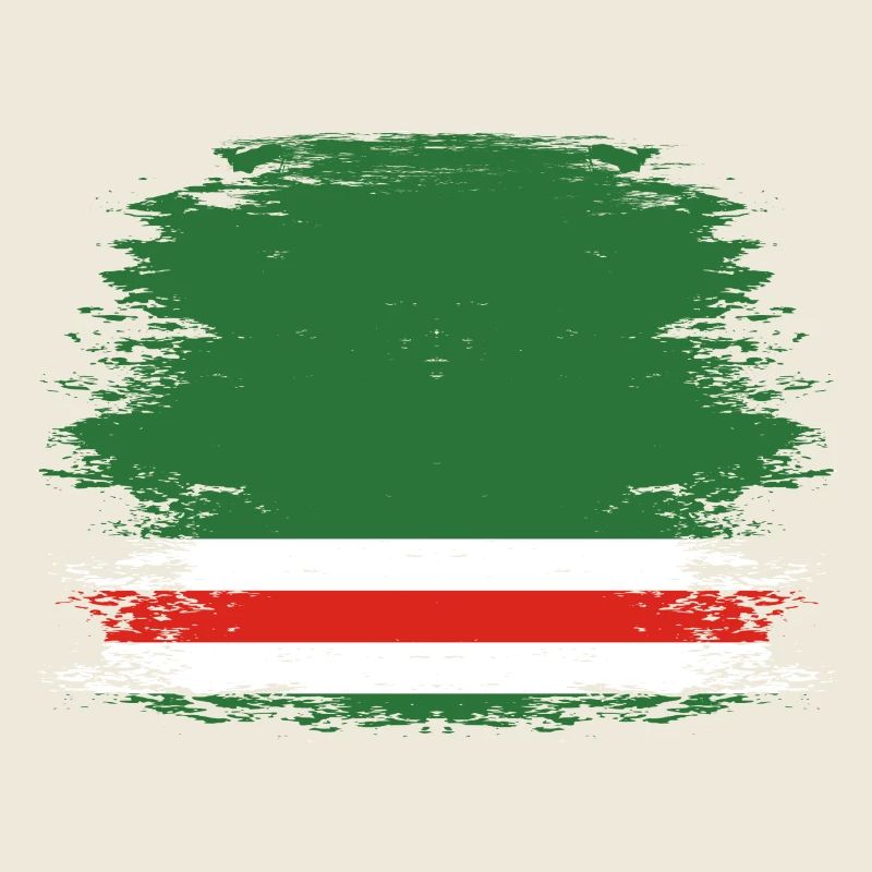 Drapeau de la Tchétchénie utilisé
