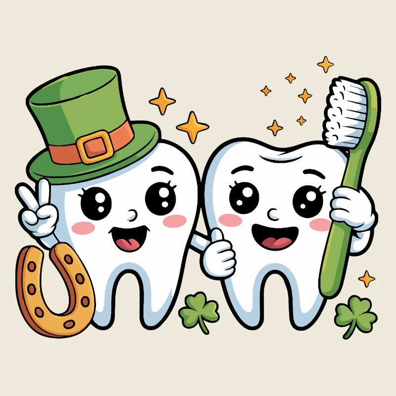 Drôle de dentiste St Patricks Day