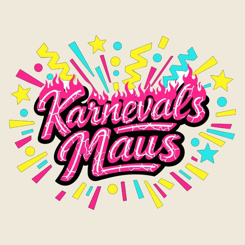 Karnevalsmaus - Karneval Geschenk
