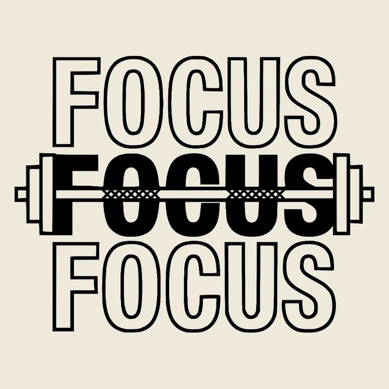 FOCUS Gym Motivation Langhantel