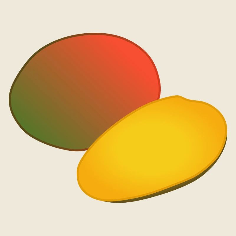 Tropischer Mango-Duo-Farbverlauf