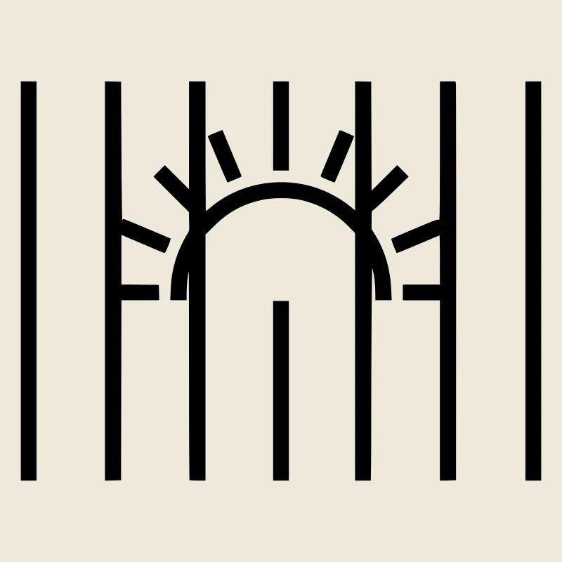 Sun Behind Bars Prison
