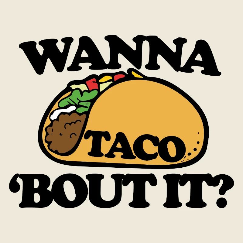 Taco Crest fette Illustration