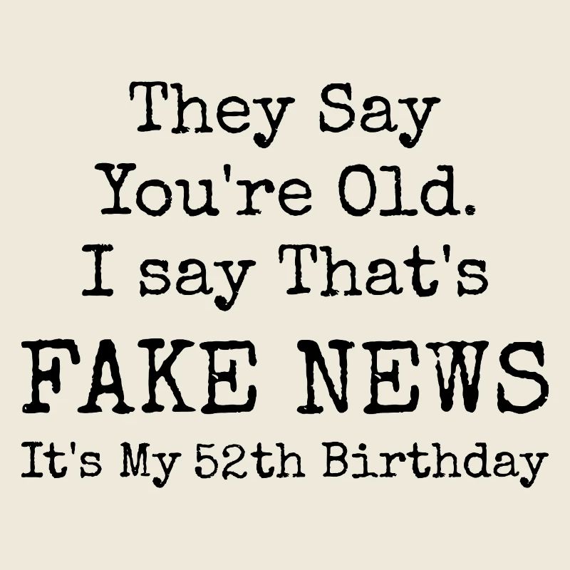 52th Birthday | 52 Years Old Birthday
