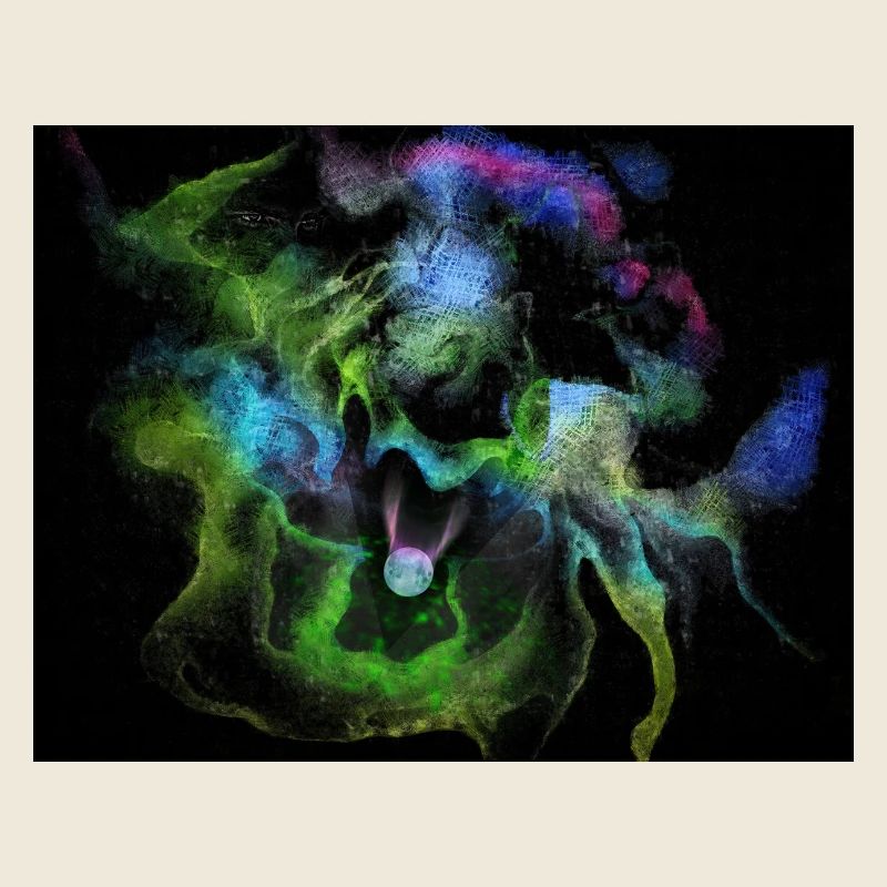 Cosmic Smoke Nebula Orb