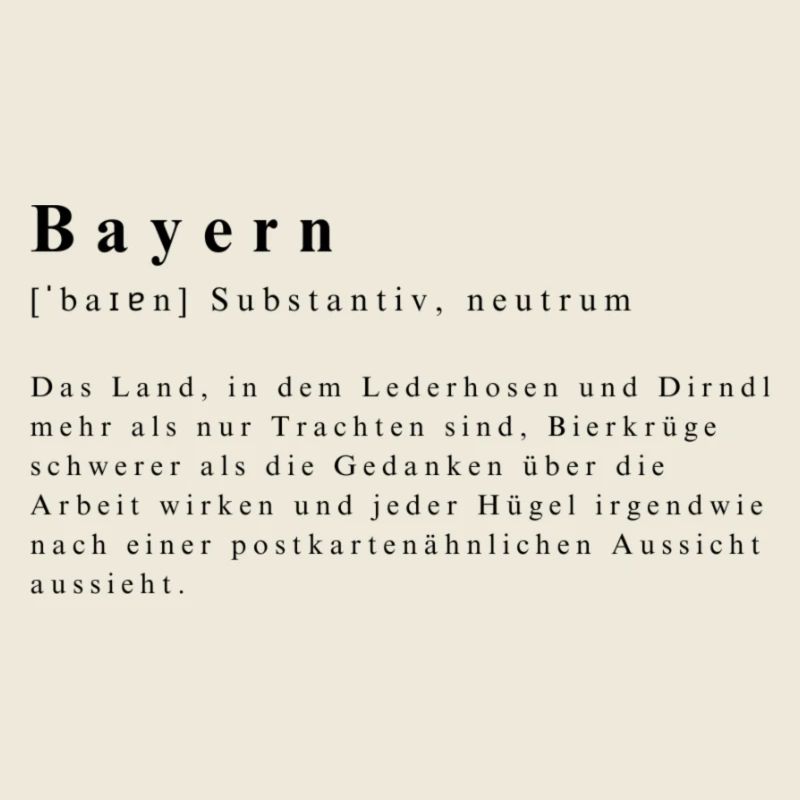 Bavière Définition
