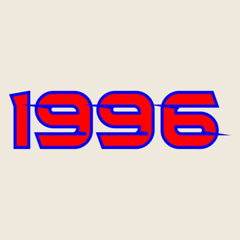 1996 Neon Retro-Logo