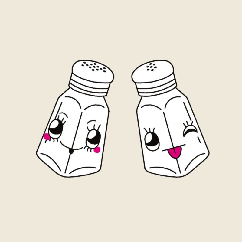 Salt and pepper humor