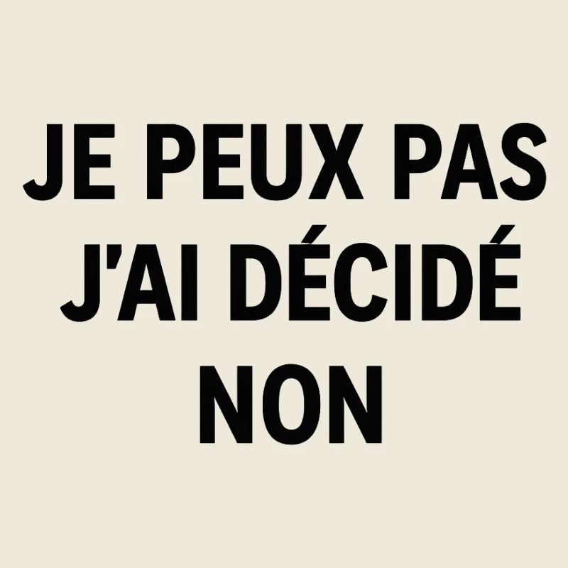 I can't, I decided no