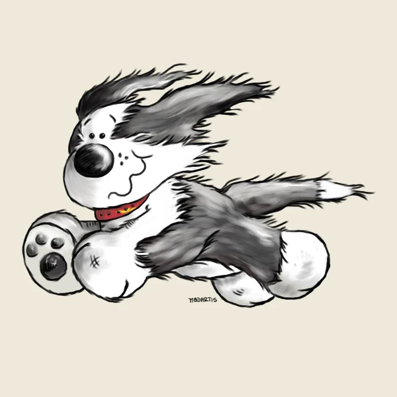 Beardie Power - Bearded Collie - Hund