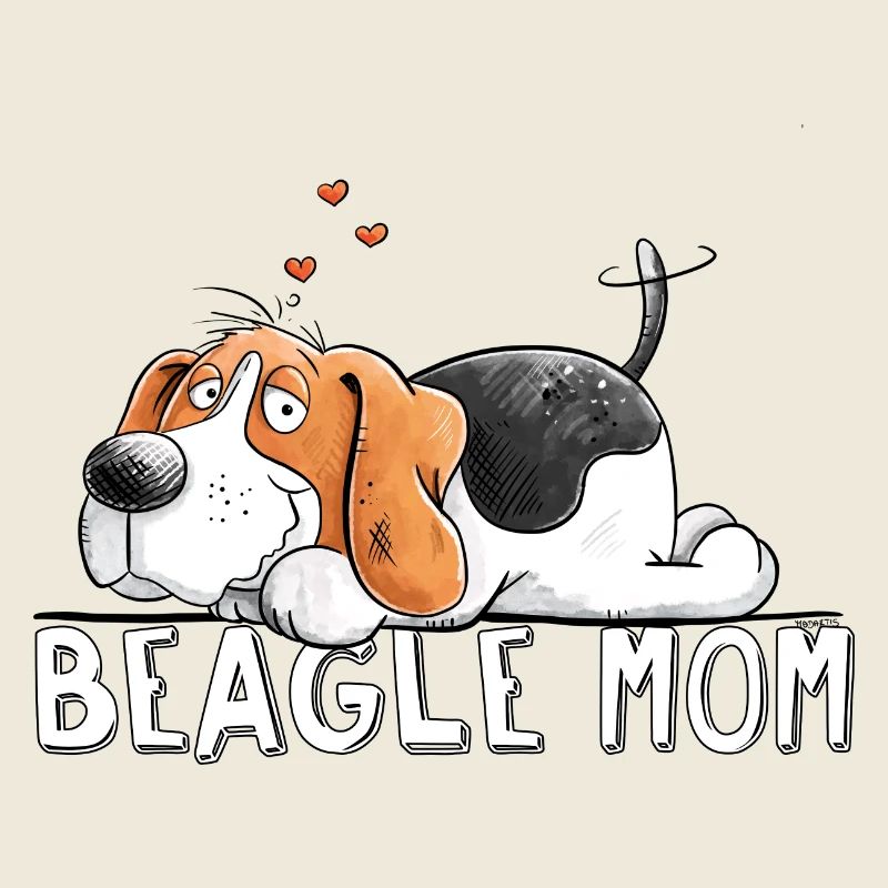Beagle Mama I Hunderasse Comic I Hund Spruch