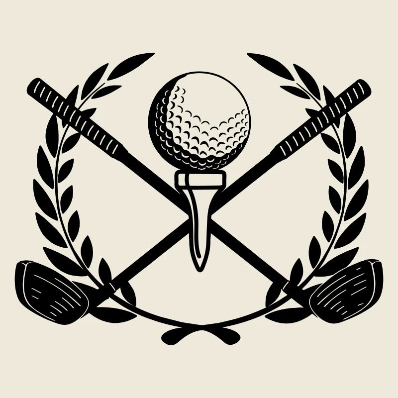 Golfin laurel wreath