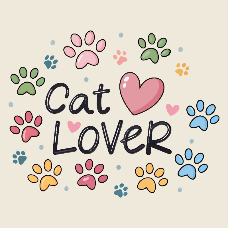 Amour des Chats Coloré