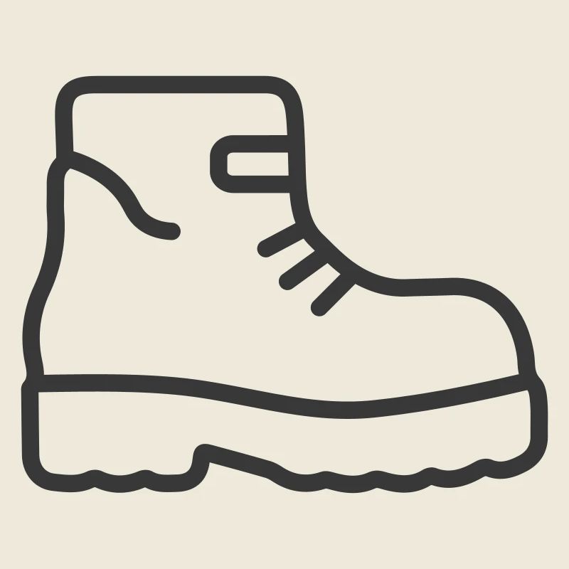 Icône de chaussure de randonnée