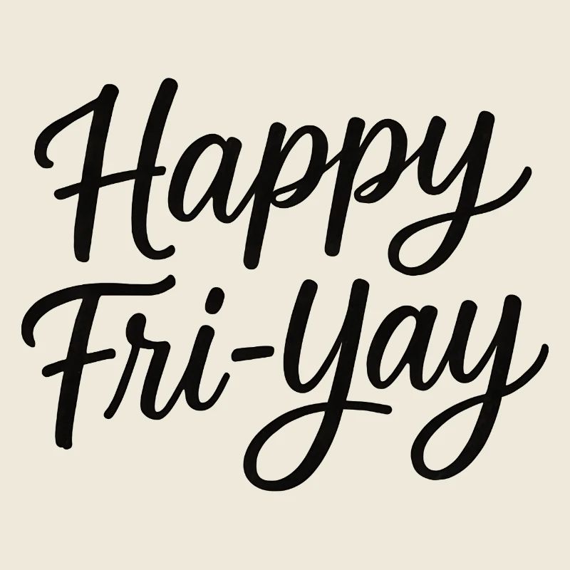 Joyeux vendredi, Yay, Vendredi, Amant, Friyay