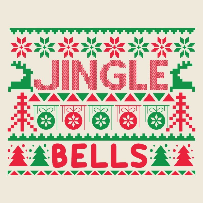 Pull moche - Patron de tricot Jingle Bells